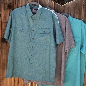 3 Croft&Barrow Quick-Dry Shirts